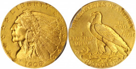 Indian Quarter Eagle

1908 Indian Quarter Eagle. MS-64 (PCGS). CAC.

PCGS# 7939. NGC ID: 288Y.

Estimate: $1000