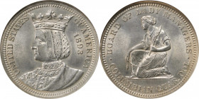 Isabella Quarter

1893 Isabella Quarter. MS-64 (NGC).

PCGS# 9220. NGC ID: BYJ9.

Estimate: $450
