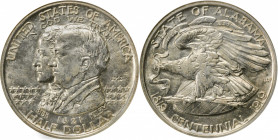 Alabama Centennial. 2x2

1921 Alabama Centennial. 2x2. MS-63 (NGC).

PCGS# 9225. NGC ID: BYEZ.

Estimate: $300