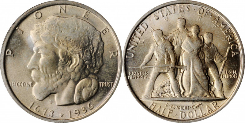 Elgin, Illinois Centennial

1936 Elgin, Illinois Centennial. MS-64 (PCGS). OGH...