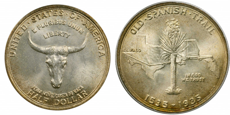 Old Spanish Trail

1935 Old Spanish Trail. MS-65 (PCGS).

PCGS# 9376. NGC ID...