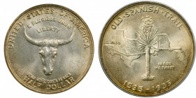 Old Spanish Trail

1935 Old Spanish Trail. MS-65 (PCGS).

PCGS# 9376. NGC ID: BYJ5.

Estimate: $1000