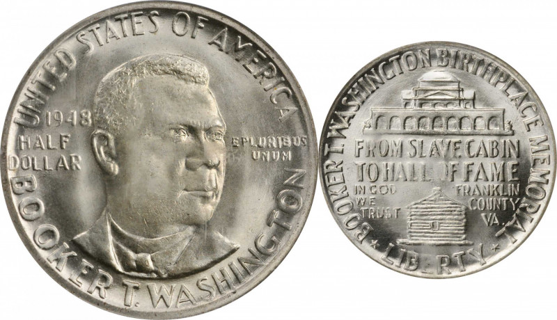 Booker T. Washington Memorial

1948 Booker T. Washington Memorial. MS-66 (PCGS...