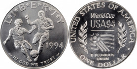 World Cup Tournament Silver Dollar

1994-D World Cup Tournament Silver Dollar. MS-69 (PCGS).

PCGS# 9682. NGC ID: 26HR.

Estimate: $20
