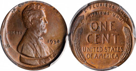 Mint Errors

1934 Lincoln Cent--Double Struck, Second Strike 15% Off Center--MS-64 BN (PCGS).

PCGS# E2633. NGC ID: 22D9.