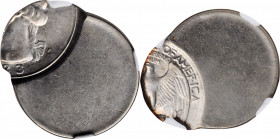 Mint Errors

(1983)-P Washington Quarter--Struck 65% Off Center--MS-65 (NGC).

Estimate: $100