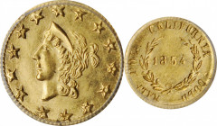 California Small Denomination Gold

1854 Round 50 Cents. Restrike. BG-1304A. Rarity-2. Liberty Head. MS-65 (PCGS).

PCGS# 516781.

Estimate: $20...