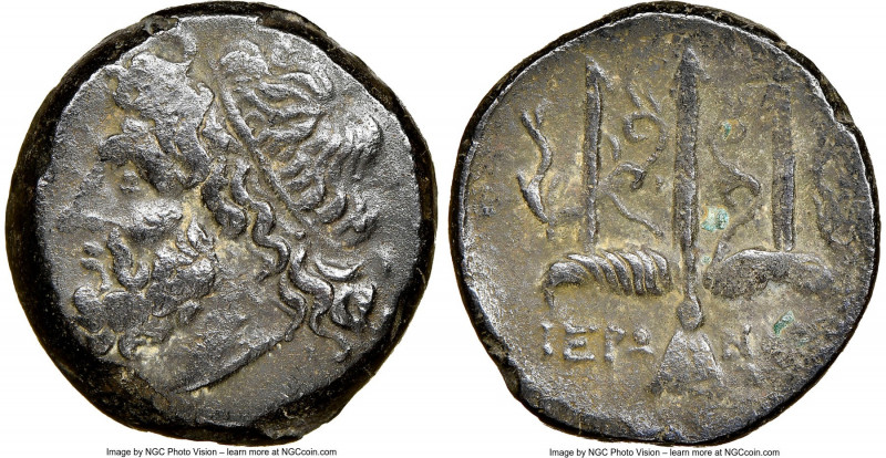 SICILY. Syracuse. Hieron II (ca. 275-215 BC). AE litra (19mm, 11h). NGC Choice V...