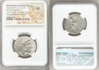 MACEDONIAN KINGDOM. Alexander III the Great (336-323 BC). AR tetradrachm (26mm, 8h). NGC XF. Late lifetime-early posthumous issue of 'Side', ca. 325-3...