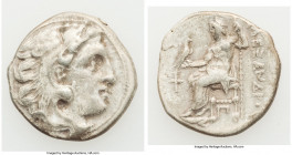 MACEDONIAN KINGDOM. Alexander III the Great (336-323 BC). AR drachm (19mm, 4.33 gm, 1h). Choice VF. Early posthumous issue of Colophon, ca. 310-301 BC...
