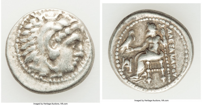 MACEDONIAN KINGDOM. Alexander III the Great (336-323 BC). AR drachm (17mm, 4.26 ...
