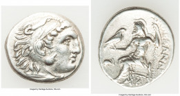 MACEDONIAN KINGDOM. Alexander III the Great (336-323 BC). AR drachm (18mm, 4.30 gm, 9h). XF. Early posthumous issue of Lampsacus, ca. 310-301 BC. Head...