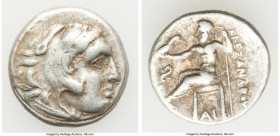 MACEDONIAN KINGDOM. Alexander III the Great (336-323 BC). AR drachm (17mm, 4.27 gm, 10h). XF, brushed. Early posthumous issues of Lampsacus, under Phi...