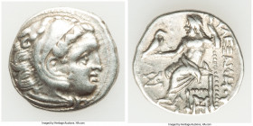 MACEDONIAN KINGDOM. Alexander III the Great (336-323 BC). AR drachm (18mm, 4.15 gm, 12h). VF. Posthumous issue of 'Colophon', ca. 319-310 BC. Head of ...