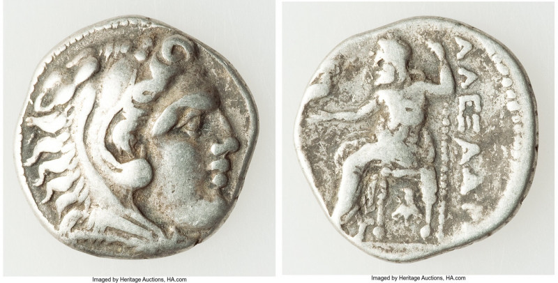 MACEDONIAN KINGDOM. Alexander III the Great (336-323 BC). AR drachm (17mm, 3.51 ...
