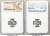 MACEDONIAN KINGDOM. Philip III Arrhidaeus (323-317 BC). AR drachm (16mm, 1h). NGC VF. Lifetime issue of Sardes, ca. 323-319 BC. Head of Heracles right...