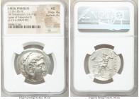 LYCIA. Phaselis. Ca. 218-185 BC. AR tetradrachm (32mm, 16.71 gm, 12h). NGC AU 4/5 - 4/5. Late posthumous issue in the name and types of Alexander III ...