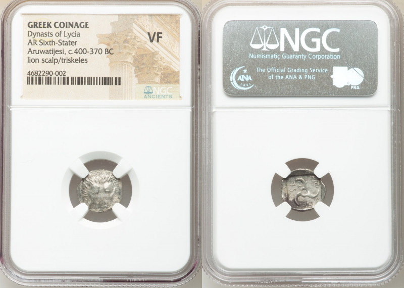 LYCIAN DYNASTS. Aruwatijesi (ca. 400-370 BC). AR sixth-stater (13mm, 3h). NGC VF...