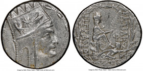 ARMENIAN KINGDOM. Tigranes II the Great (95-56 BC). AR tetradrachm (25mm, 15.60 gm, 1h). NGC XF 5/5 - 3/5, light scratches. Antioch, ca. 83-70. Diadem...