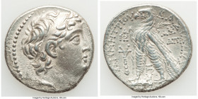 SELEUCID KINGDOM. Demetrius II Nicator (second reign, 129-125 BC). AR tetradrachm (28mm, 13.45 gm, 12h). Choice XF, crystalized. Tyre, dated Seleucid ...