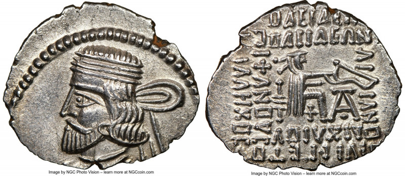 PARTHIAN KINGDOM. Vardanes I (ca. AD 40-45). AR drachm (21mm, 1h). NGC Choice XF...