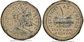 GALATIA. Ancyra. Caracalla (AD 198-217). AE (32mm, 20.53 gm, 7h). NGC Choice VF 5/5 - 3/5. ANTΩNINOC AY-ΓOYCTOC, laureate head of Caracalla right / ΑC...