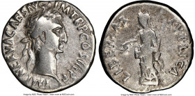 Nerva (AD 96-98). AR denarius (17mm, 6h). NGC Fine. Rome, AD 97. IMP NERVA CAES AVG-P M TR P COS III P P, laureate head of Nerva right / LIBERTAS-PVBL...