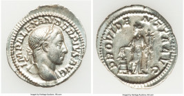 Severus Alexander (AD 222-235). AR denarius (22mm, 2.53 gm, 7h). Choice VF. Rome. IMP ALEXANDER PIVS AVG, laureate bust of Severus Alexander right, se...