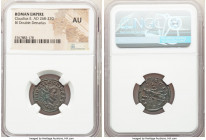 Claudius II (AD 268-270). BI antoninianus (21mm, 10h). NGC AU. Rome. IMP C CLAVDIVS AVG, radiate, draped, and cuirassed bust of Claudius II right, see...