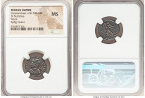 Constantinople Commemorative (ca. AD 330-340). AE3 or BI nummus (19mm, 5h). NGC MS. Siscia, 2nd officina, AD 332-333, struck under Constantine I to co...