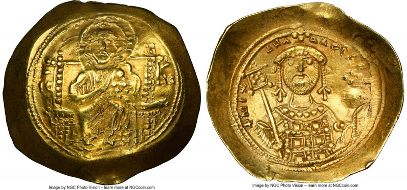 Michael VII Ducas (AD 1071-1078). AV/EL histamenon nomisma scyphate (27mm, 5h). ...