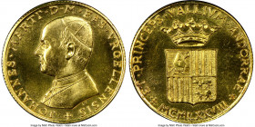 Principality. Joan Marti gold Sovereign (Sobirana d'Or) 1978 MS66 NGC, KM-Unl., Fr-2. AGW 0.2354 oz. 

HID09801242017

© 2020 Heritage Auctions | ...