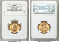 George V gold Sovereign 1915-S MS63 NGC, Sydney mint, KM29. AGW 0.2355 oz. Ex. Samaszko's Carson City Gold Hoard

HID09801242017

© 2020 Heritage ...