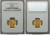 Franz Joseph I gold Restrike Ducat 1915 MS63 NGC, KM2267. AGW 0.1107 oz.

HID09801242017

© 2020 Heritage Auctions | All Rights Reserved