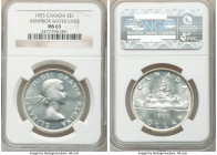 Elizabeth II "Arnprior" Dollar 1955 MS63 NGC, Royal Canadian mint, KM54.

HID09801242017

© 2020 Heritage Auctions | All Rights Reserved