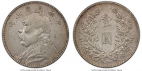 Republic Yuan Shih-kai Dollar Year 3 (1914) XF Details (Cleaned) PCGS, KM-Y329, L&M-63. 

HID09801242017

© 2020 Heritage Auctions | All Rights Re...