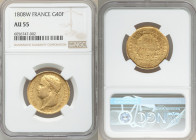 Napoleon gold 40 Francs 1808-W AU55 NGC, Lille mint, KM688.5. AGW 0.3734 oz. 

HID09801242017

© 2020 Heritage Auctions | All Rights Reserved