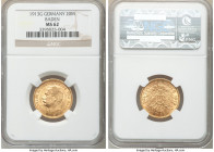 Baden. Friedrich II gold 20 Mark 1913-G MS62 NGC, Karlsruhe mint, KM284. AGW 0.2305 oz. 

HID09801242017

© 2020 Heritage Auctions | All Rights Re...