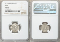 Trier. Karl Kaspar 4 Pfennig 1670 MS62 NGC, KM127. 

HID09801242017

© 2020 Heritage Auctions | All Rights Reserved