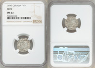 Trier. Johann Hugo 4 Pfennig 1679 MS62 NGC, KM138. 

HID09801242017

© 2020 Heritage Auctions | All Rights Reserved