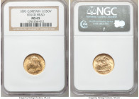 Victoria gold 1/2 Sovereign 1893 MS65 NGC, KM-784, S-3878. Lustrous with full mint bloom. 

HID09801242017

© 2020 Heritage Auctions | All Rights ...