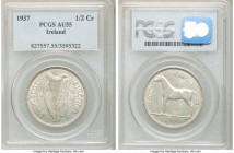 Free State 1/2 Crown 1937 AU55 PCGS, KM8.

HID09801242017

© 2020 Heritage Auctions | All Rights Reserved