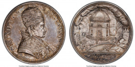 Papal States. Leo XII silver Specimen Medal Anno V (1828) SP63 PCGS, Rinaldi-23. 43mm. By Cerbara. Astonishing relief even for a regular medallic issu...