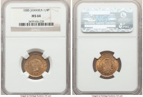 British Colony. Victoria Farthing 1888 MS64 NGC, London mint, KM15.

HID09801242017

© 2020 Heritage Auctions | All Rights Reserved