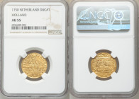 Holland. Provincial gold Ducat 1750 AU55 NGC, KM12.3. Lightly toned. 

HID09801242017

© 2020 Heritage Auctions | All Rights Reserved