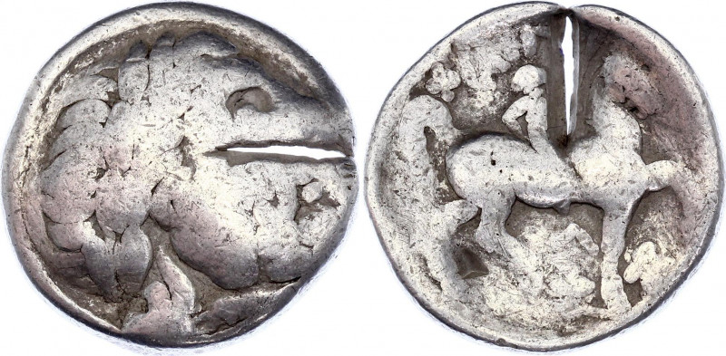 Ancient Greece Dacian of Moldavia Tetradrachm 300 - 200 BC
Silver; Obv: Stylize...