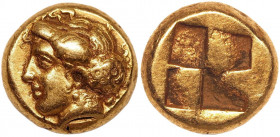 Ancient Greece Ionia Phokaia EL Hekte 478 - 387 BC (ND)
Gold 2,54g.; XF