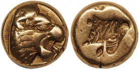 Ancient Greece Lesbos Mytilene EL Hekte 521 - 478 BC (ND)
Gold 2,54g.; XF