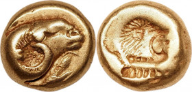 Ancient Greece Lesbos Mytilene EL Hekte 478 - 455 BC (ND)
Gold 2,49g.; XF