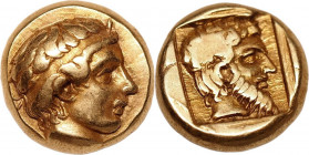 Ancient Greece Lesbos Mytilene EL Hekte 454 - 428 BC (ND)
Gold 2,57g.; XF